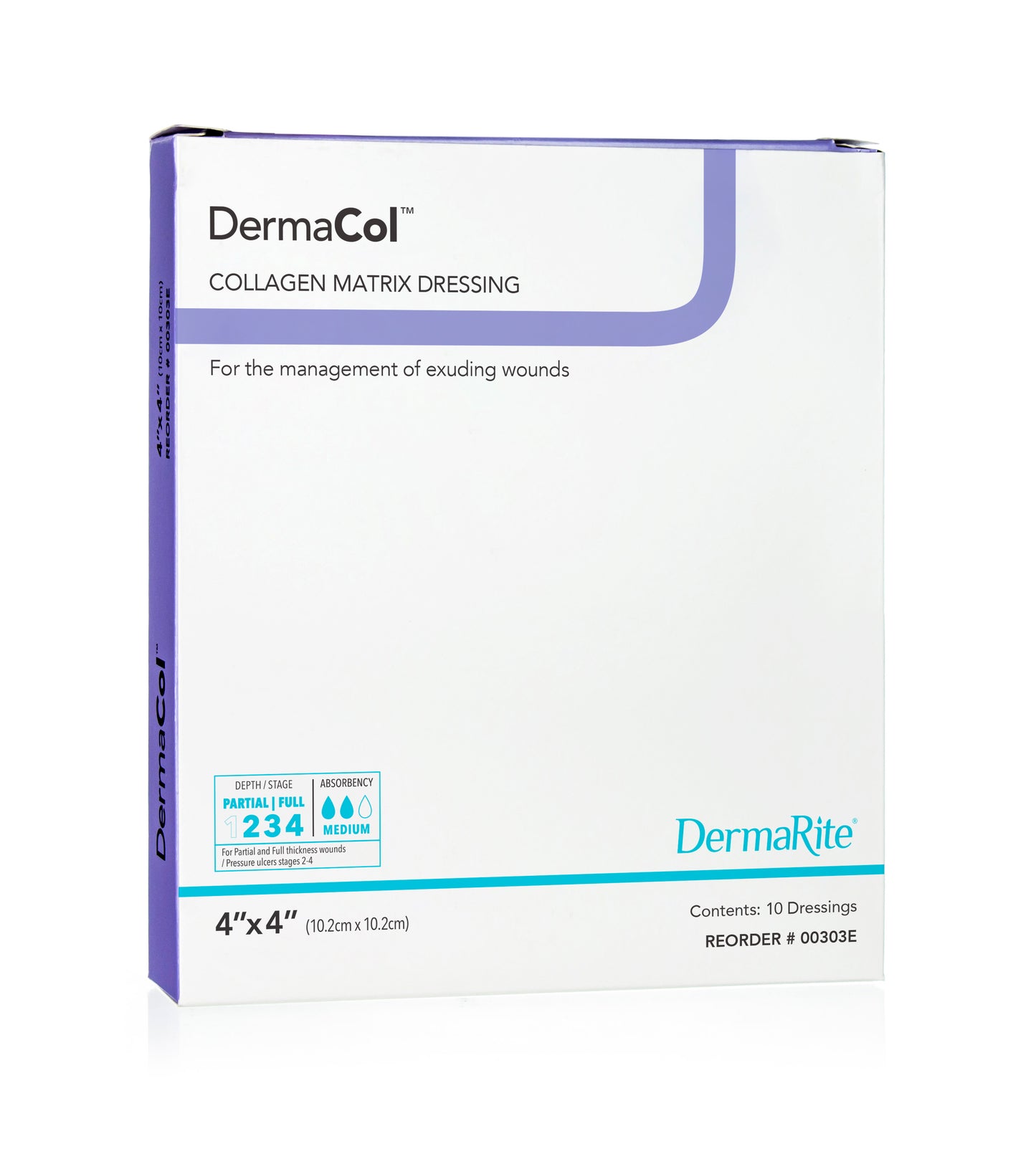 DermaCol 4" x4" 10 per Box