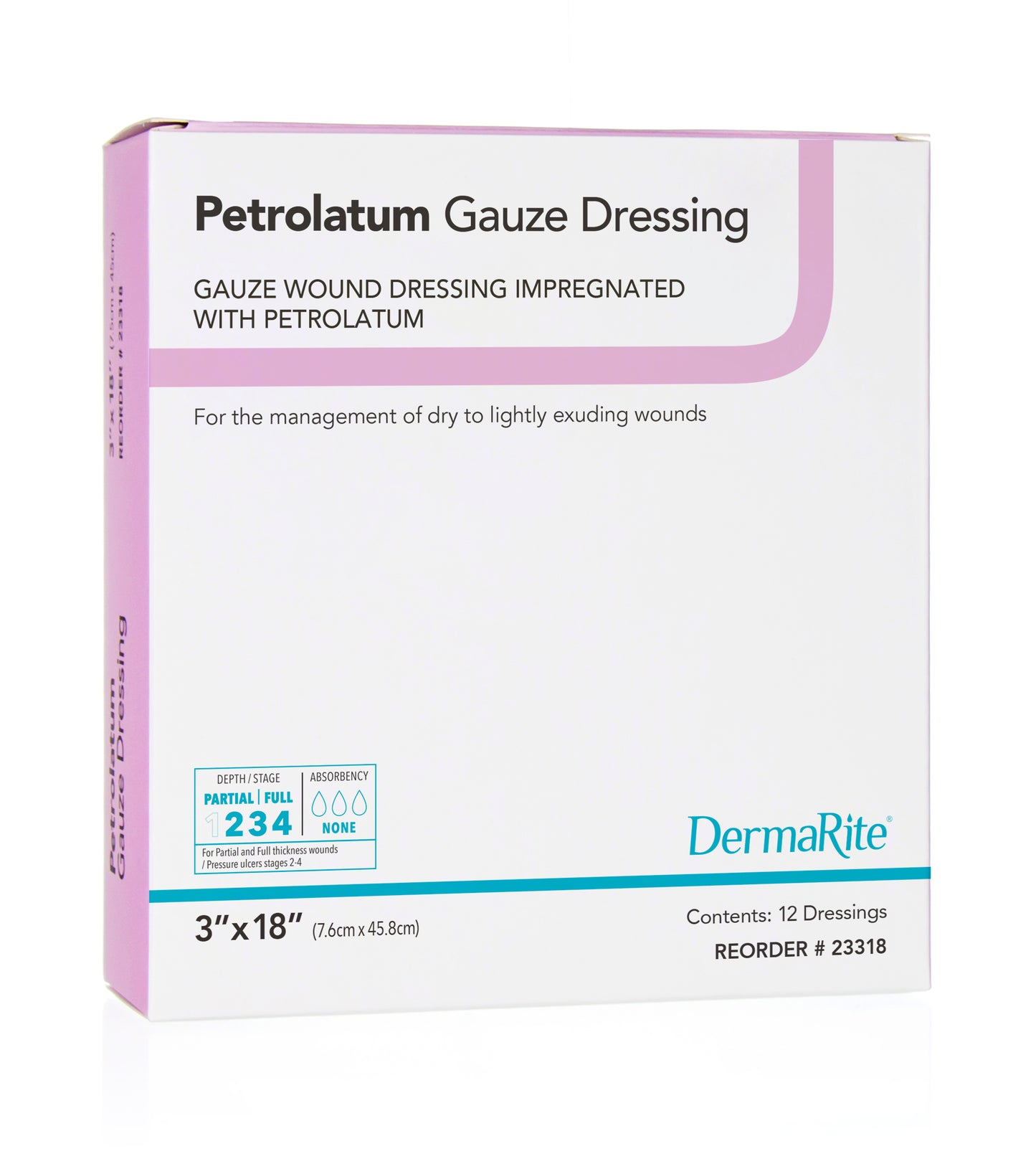 Petrolatum Gauze 3" x 18" 12 dressings per box