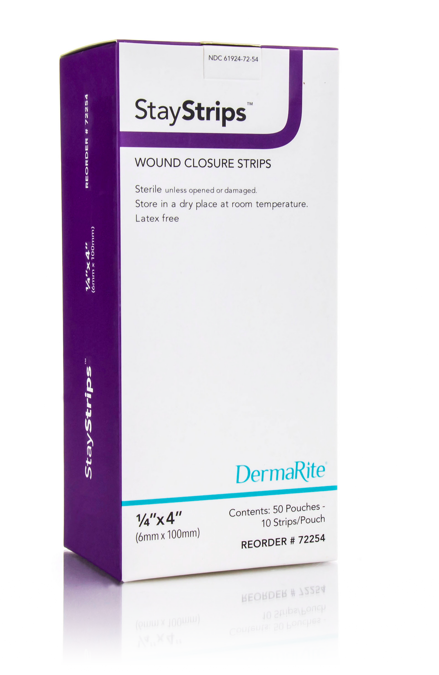 StaStrips 1/4" x 4" 50 per Box 47